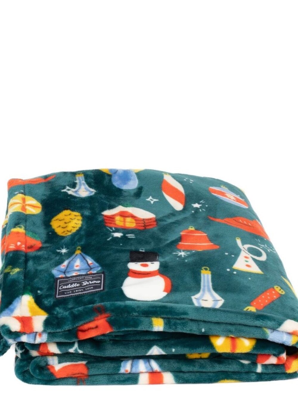 LUG - Cuddle Throw in Retro Ornaments